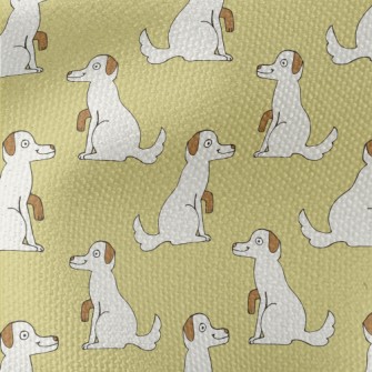 Cartoon Dog Doodle Waterproof Canvas