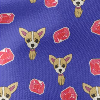 Gem And Chihuahua Waterproof Canvas
