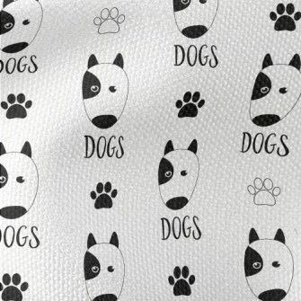 Graffiti Dalmatian Waterproof Canvas