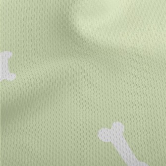 Dog Bones And Dog Paw Prints Athletic Mesh Flat Back