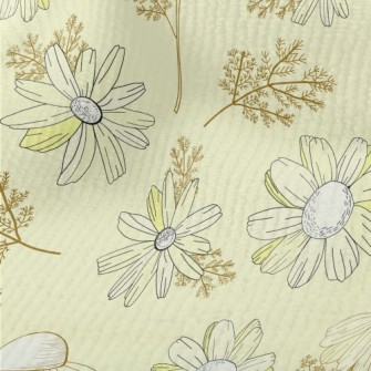 Vintage Yellow Wildflowers Terry