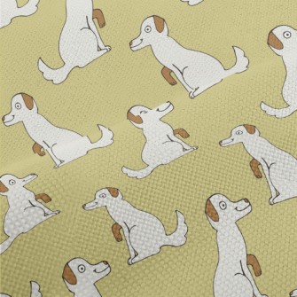 Cartoon Dog Doodle Performance Linen