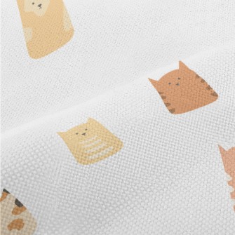 Colorful Cat Decoration Performance Linen