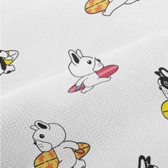 Beach Surfing Dog Performance Linen