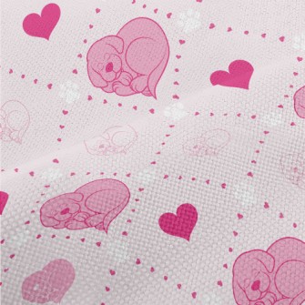 Heart-Shaped Puppy Performance Linen