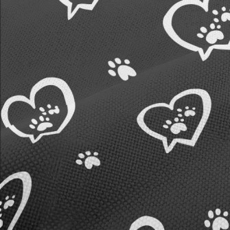 Love Bubble And Dog Paw Performance Linen