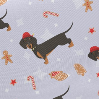 Christmas Dachshund Twill
