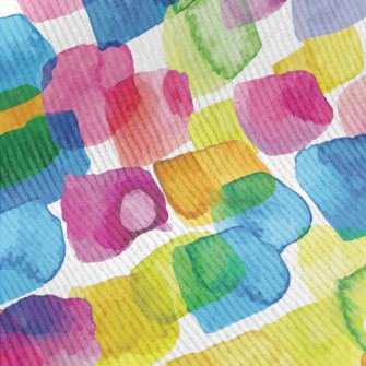 Colorful Watercolor Spots Standard Corduroy