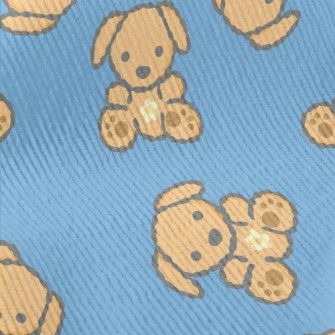 Cute Teddy Dog Standard Corduroy
