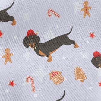 Christmas Dachshund Standard Corduroy