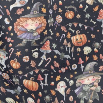 Witch And Potion Materials Stretch Ponte