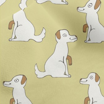 Cartoon Dog Doodle Micro Fleece