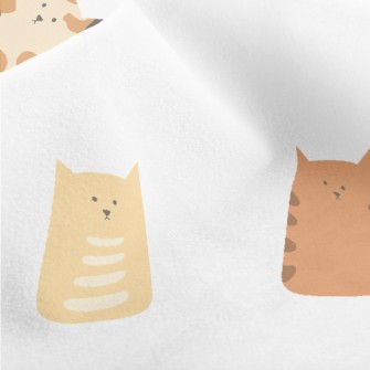 Colorful Cat Decoration Micro Fleece