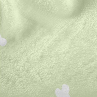 Dog Bones And Dog Paw Prints Minky