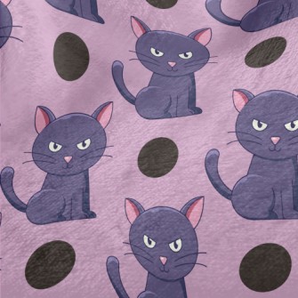Halloween Black Cat Minky