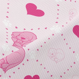 Heart-Shaped Puppy Piqué