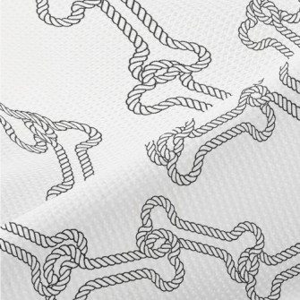 Knotted Dog Bone Piqué