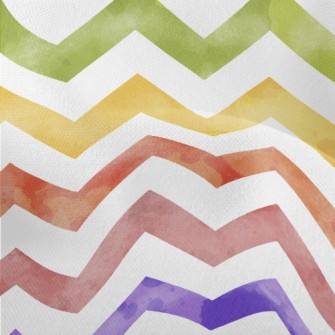 Rainbow Wave Pattern Lightweight Performance Linen