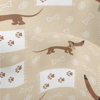 Big Eyed Dachshund Lightweight Performance Linen