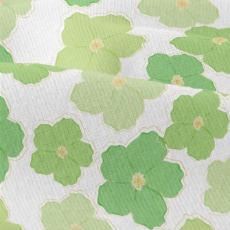 Green Beautiful Flowers Modern Jersey