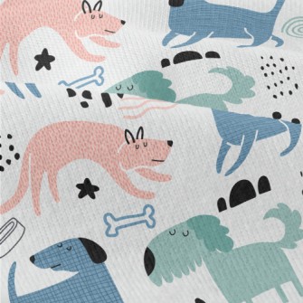 Patterned Puppy Doodle Modern Jersey