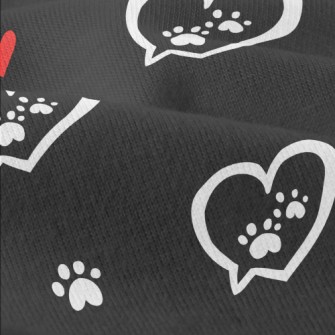 Love Bubble And Dog Paw Modern Jersey