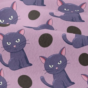 Halloween Black Cat Modern Jersey