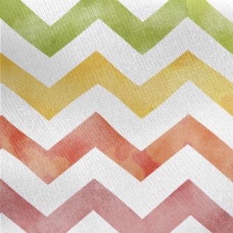 Rainbow Wave Pattern Jersey Backed Fleece
