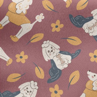 Shih Tzu Vs. Poodle Jersey Backed Fleece