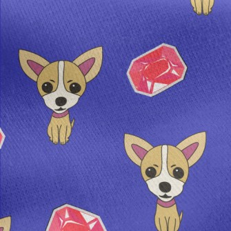 Gem And Chihuahua Jersey Backed Fleece