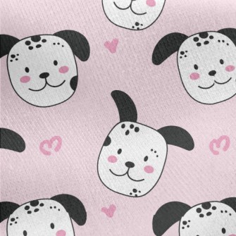 Children&#39;s Dalmatian Graff Jersey Backed Fleece