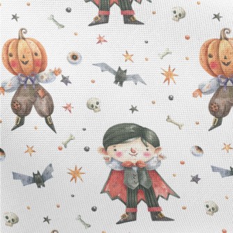 Vampire And Pumpkin Man Pongee