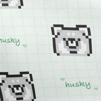 Pixel Husky Pongee