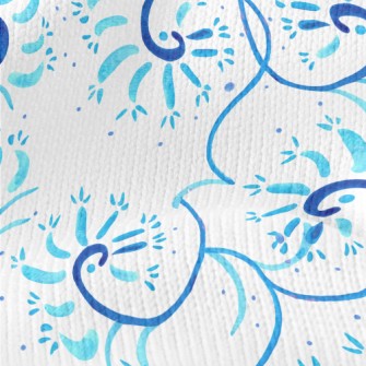 Abstract Watercolor Lines Stretch Jersey