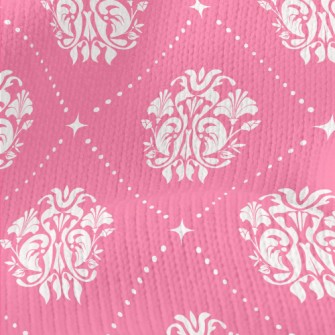Retro Baroque Pattern Stretch Jersey