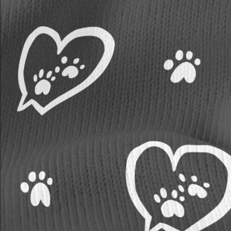 Love Bubble And Dog Paw Stretch Jersey