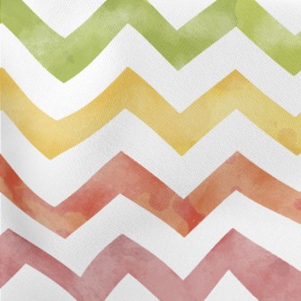 Rainbow Wave Pattern Lightweight Cotton Poplin