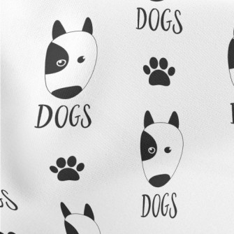 Graffiti Dalmatian Lightweight Cotton Poplin