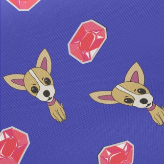 Gem And Chihuahua Midweight Cotton Poplin