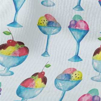 Hand Drawn Watercolor Ice Crea Terry