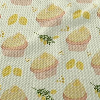 Lemon Flavored Cup Cake Birdseye Piqué