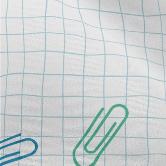 Colorful Messy Paper Clips Chiffon