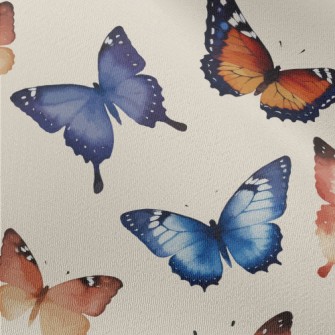 Hand Painted Watercolor Gorgeo Chiffon