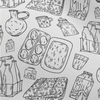 Milk Basket And Egg Packaging Chiffon