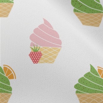 Strawberry And Matcha Ice Crea Chiffon