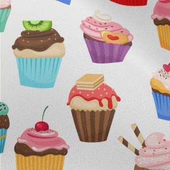 Various Flavors Of Cup Cakes Chiffon