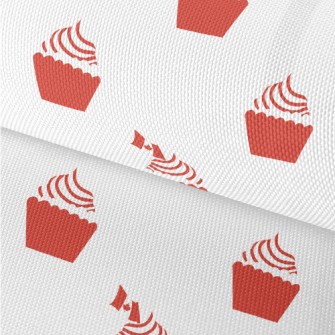 Canadian Flag Cupcakes Waterproof Oxford