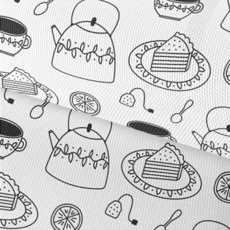Relaxing Afternoon Tea Party Waterproof Oxford