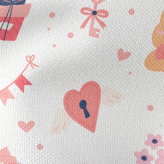 Cat Holding Love Heart Gift Ca Waterproof Canvas