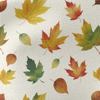 Hand Drawn Autumn Maple Leaves Waterproof Canvas